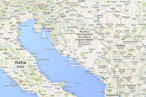 croazia cartina